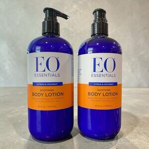 (2 Pack) EO Essential Oils - CITRUS & COCONUT - BODY LOTION, 16 oz